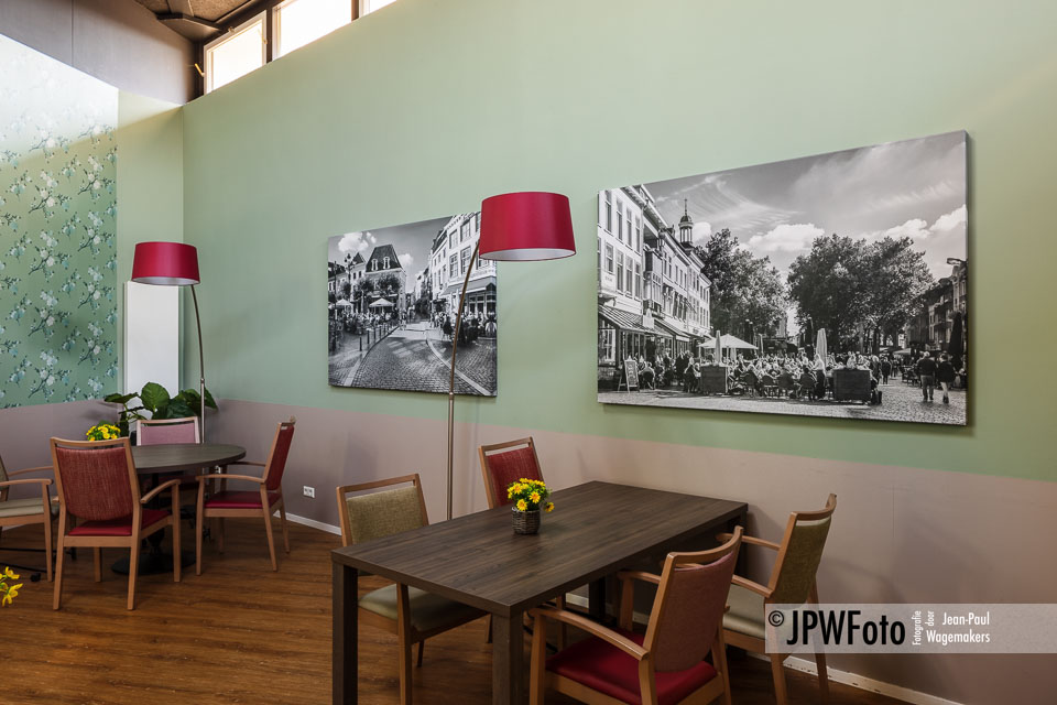 Eten en Drinken in Breda - Op canvas in een woonzorgcentrum